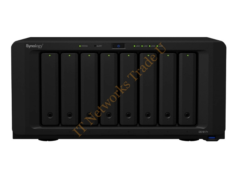 DS1817+(8GB) - Synology DS1817+ NAS Desktop Ethernet LAN Black NAS Servers