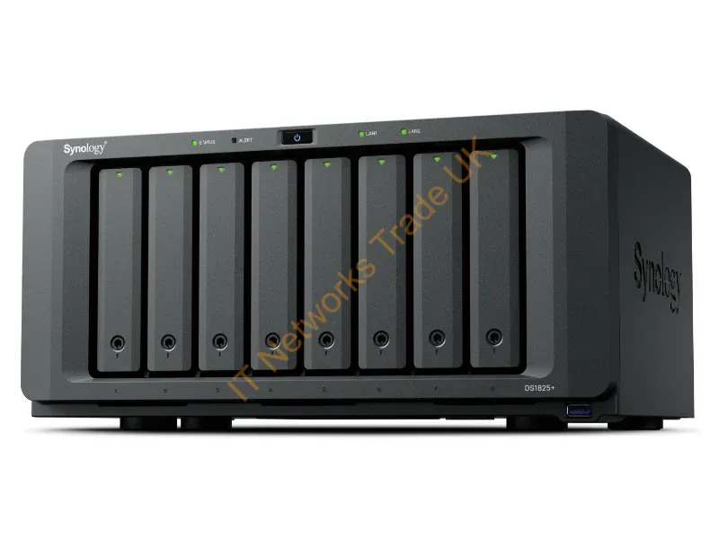 DS1825+ - Synology Diskstation Ds1825+ Nas/Storage Server Ryzen Embedded V1500B 8 Gb Ddr4 0 Tb Black