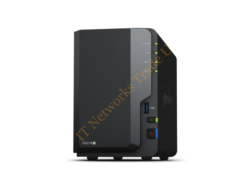 DS218+/6TB-RED - Synology DS218+ NAS Compact Ethernet LAN Black NAS Servers