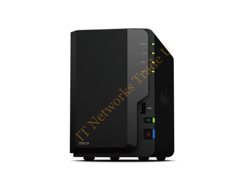DS218/8TB-IW - Synology DS218 NAS Desktop Ethernet LAN Black NAS Servers