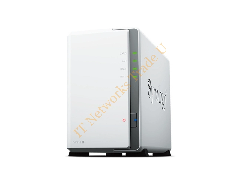 DS218J+4TB-S-IWSRS - Synology DS218J NAS Mini Tower Ethernet LAN Black NAS Servers