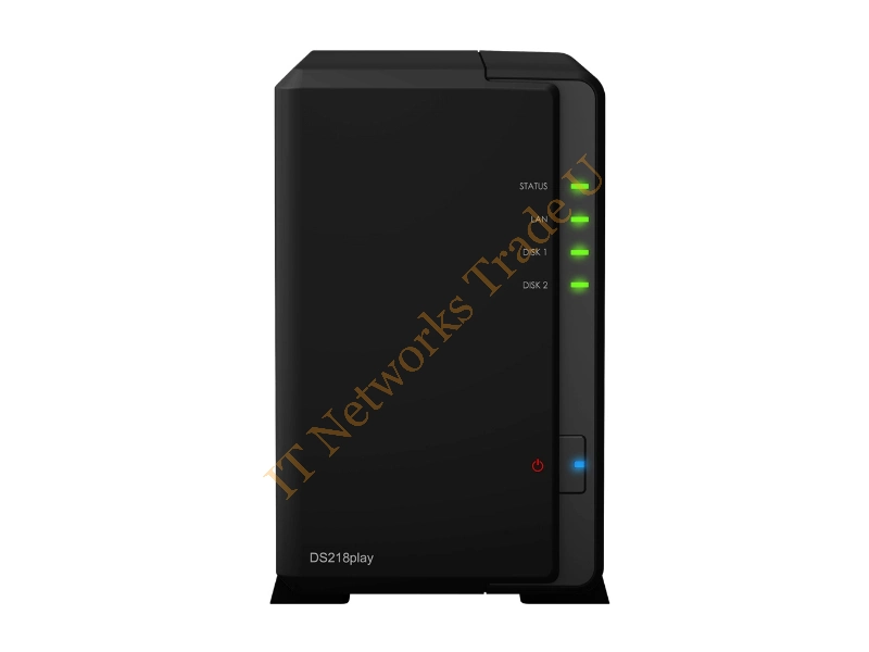DS218PLAY/24TB-IW - Synology DS218PLAY NAS Desktop Ethernet LAN Black NAS Servers