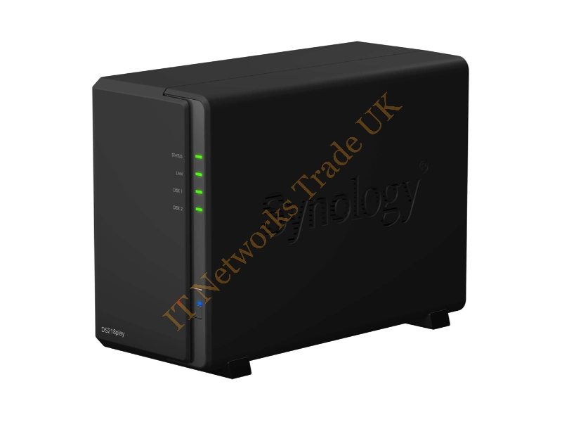 DS218PLAY Synology DiskStation DS218PLAY 2-Bay Desktop NAS Server for Home & SOHO