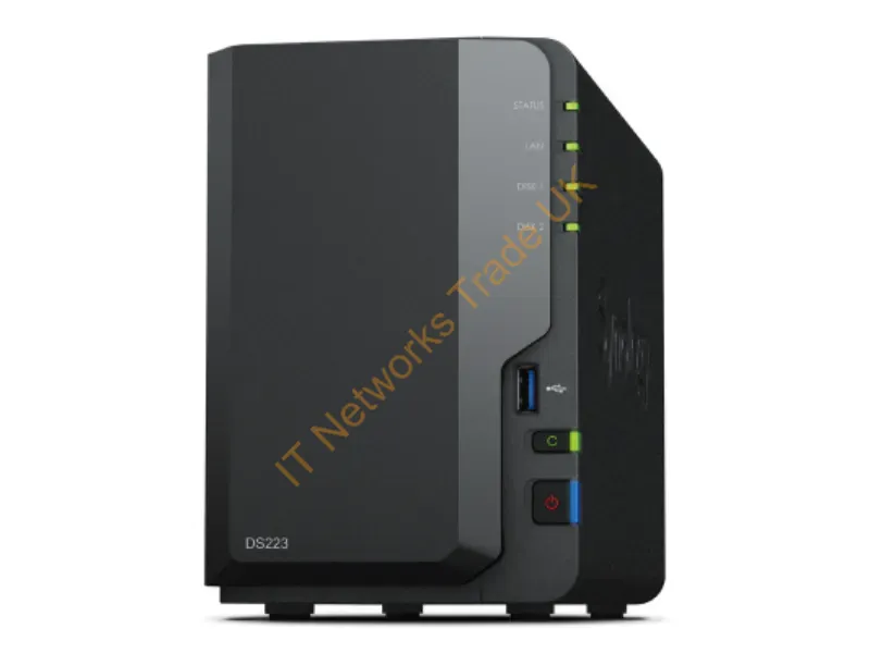 DS223 - Synology Diskstation Ds223 Nas/Storage Server Desktop Realtek Rtd1619B 2 Gb Ddr4