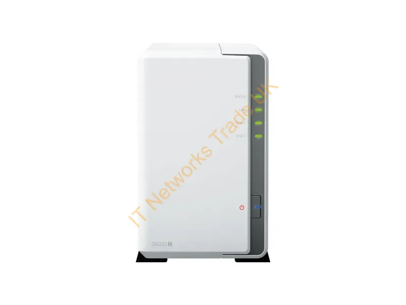 DS223J - Synology Diskstation Ds223J Nas/Storage Server Desktop Realtek Rtd1619B 1 Gb Ddr4 Diskstation Manager White