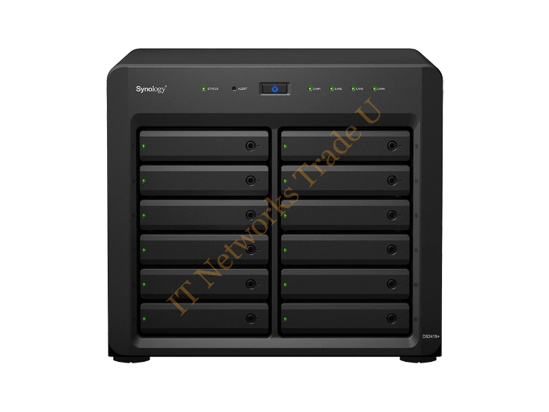 DS2415+/72TB-IW - Synology DS2415+ NAS Desktop Ethernet LAN Black NAS Servers