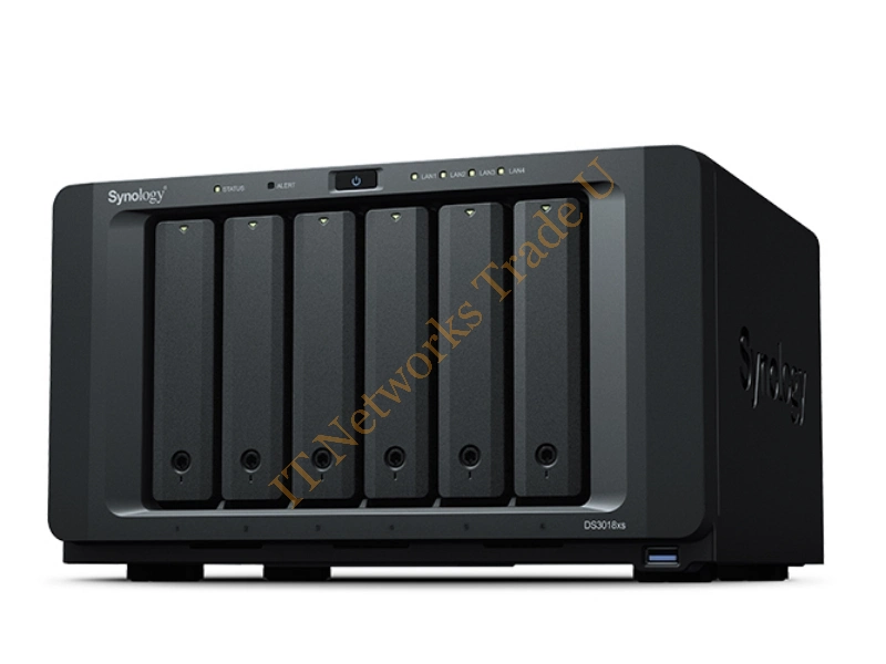 DS3018XS/48TB-RED - Synology DS3018xs NAS Desktop Ethernet LAN Black NAS Servers
