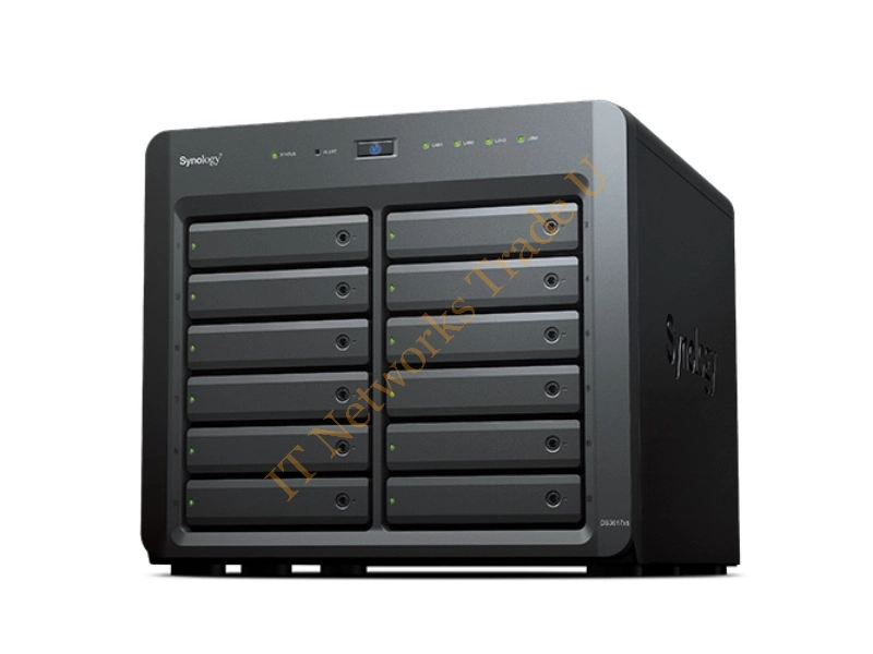 DS3617XS/120TB-IWPRO - Synology DS3617xs NAS Tower Ethernet LAN Black NAS Servers