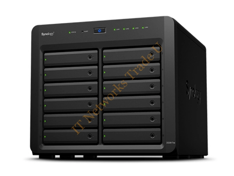 DS3617XS/24TB-IWPRO - Synology DS3617xs NAS Tower Ethernet LAN Black NAS Servers