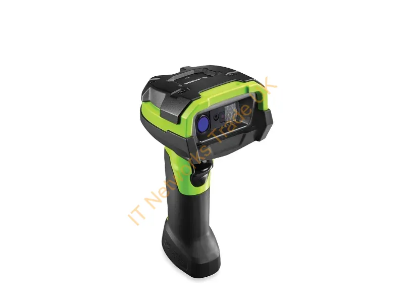 DS3678-XR3U4602FVW - Zebra Ds3678-Xr Handheld Bar Code Reader 1D/2D Optical Green, Black