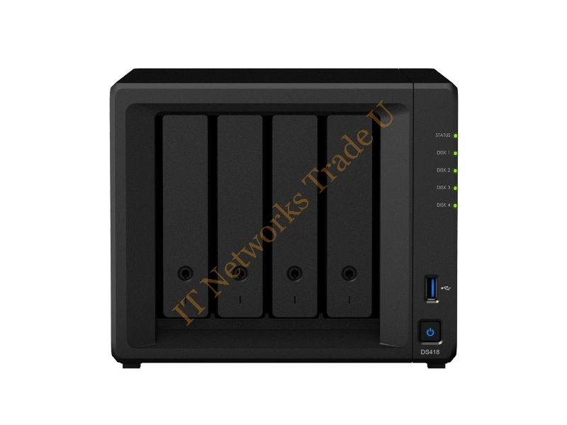 DS418/48TB-IW - Synology DS418 NAS Mini Tower Ethernet LAN Black NAS Servers