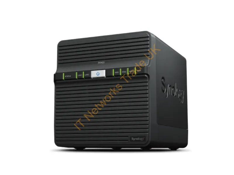 DS423 - Synology Diskstation Ds423 Nas/Storage Server Realtek Rtd1619B 2 Gb Ddr4 Diskstation Manager Black