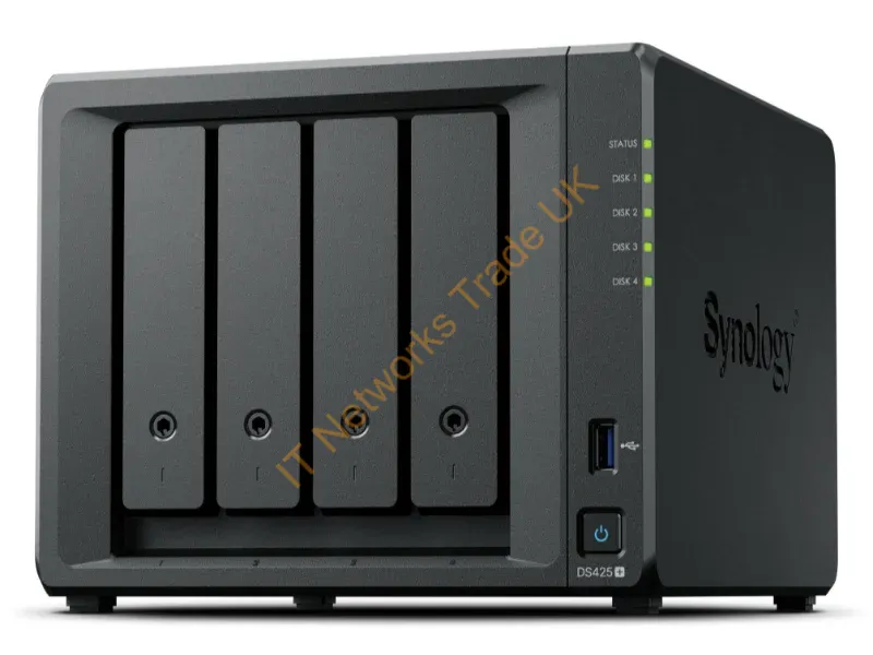 DS425+ - Synology Diskstation Ds425+ Nas/Storage Server Intel Celeron J4125 2 Gb Ddr4 0 Tb Black
