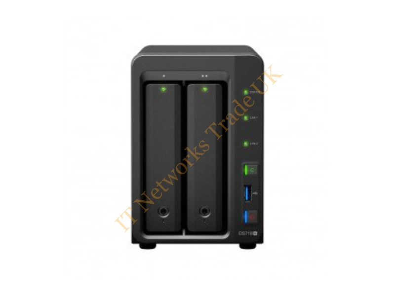 DS718+ Synology DiskStation DS718+ 2-Bay Desktop NAS Server for SMB
