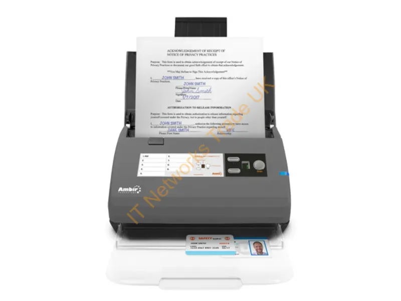 DS820IX-AS - Ambir Technology Ds820Ix-As Scanner Adf Scanner 600 X 600 Dpi A4 Gray