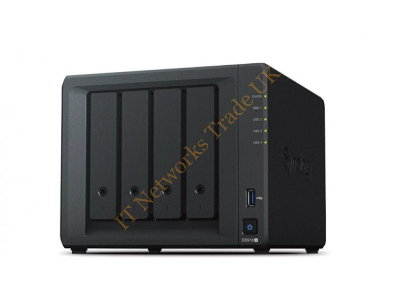 DS918+ Synology DiskStation DS918+ 4-Bay Desktop NAS Server for SMB