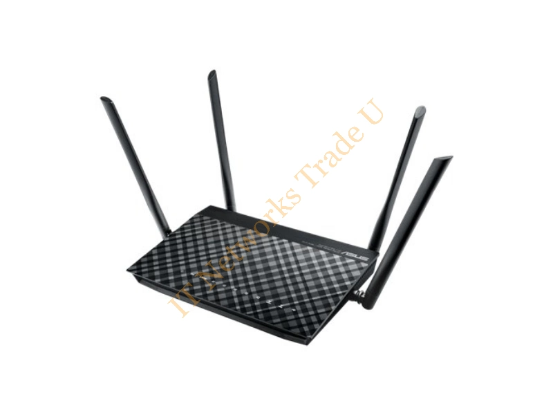 DSL-AC52U - ASUS DSL-AC52U Dual-band (2.4 GHz / 5 GHz) Gigabit Ethernet 3G 4G Black network wireless router