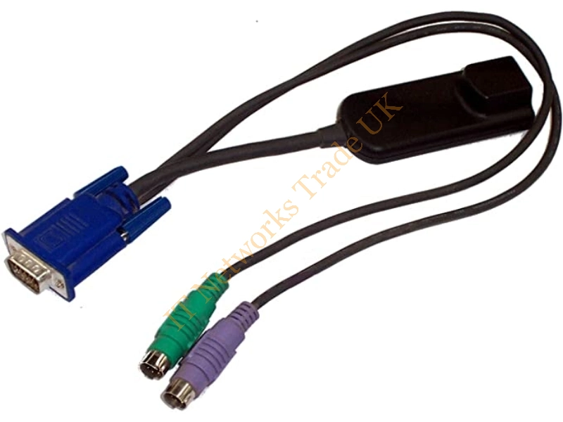 DSRIQ-PS2 Avocent KVM 6 PIN PS/2 HD-15 (M) RJ-45 (F) DSRIQ Server Interface Module Network Adapter