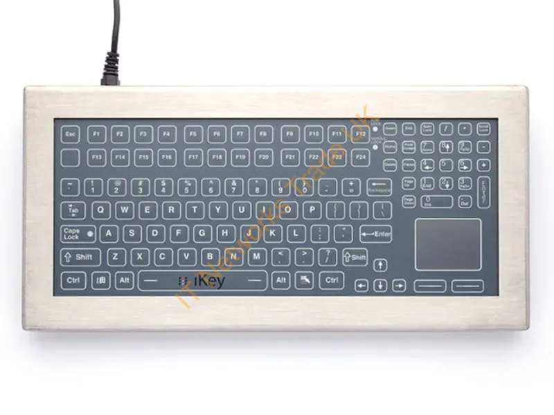 DT-5K-MEM-TP-USB - Ikey Nema 4X, Stainles Steel Keyboard