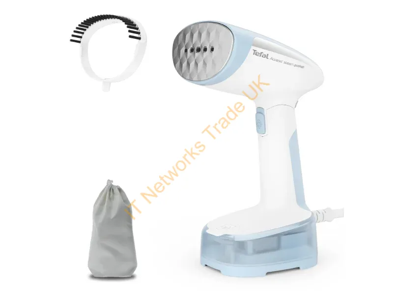 DT3041E1 - Tefal Access Steam Pocket DT3041 Handheld garment steamer 1300 W Blue, White