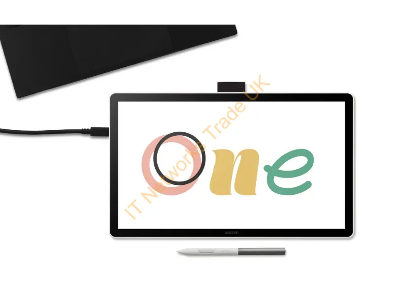 DTC141W0 - Wacom One 14 Graphic Tablet Black, White 2540 Lpi 12.2 X 6.85" (309 X 174 Mm) Usb