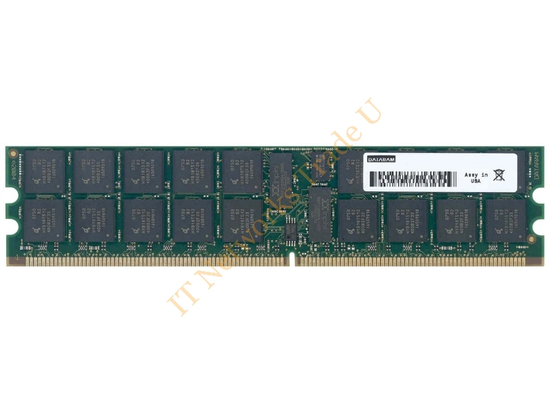 DTM63352A Dataram 2GB DDR2-800MHz PC2-6400 ECC Unbuffered CL5 240-Pin DIMM Dual Rank Memory Module Server Memory