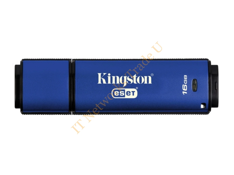 DTVP30AV/16GB - Kingston Technology DataTraveler Vault Privacy 3.0 Anti-Virus 16GB 16GB USB 3.0 (3.1 Gen 1) USB Type-A connector Blue USB flash drive Storage Device