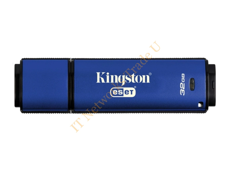 DTVP30AV/32GB - Kingston Technology DataTraveler Vault Privacy 3.0 Anti-Virus 32GB 32GB USB 3.0 (3.1 Gen 1) USB Type-A connector Blue USB flash drive Storage Device