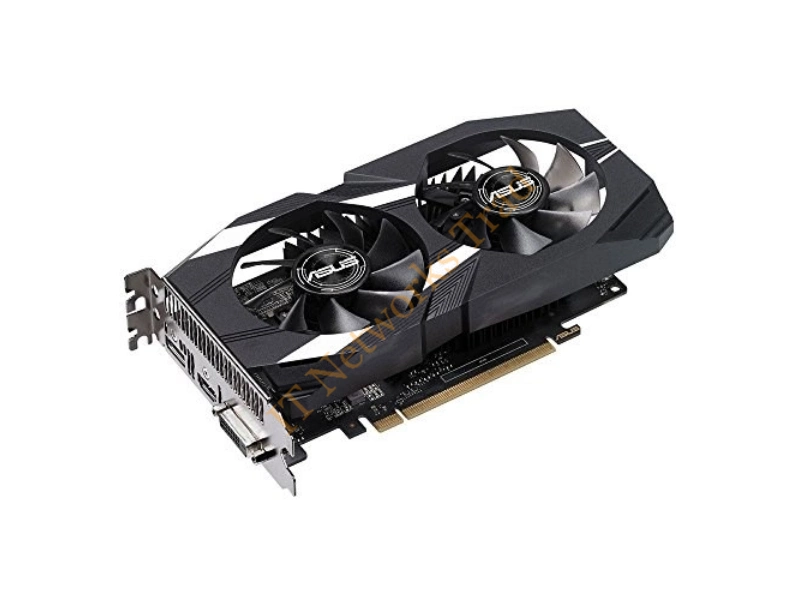 DUAL-GTX1050TI-4G-V2 ASUS nVidia GeForce GTX 1050 TI 4GB GDDR5 128-Bit PCI-Express 3.0 Dual Link DVI-D Video Graphic Card