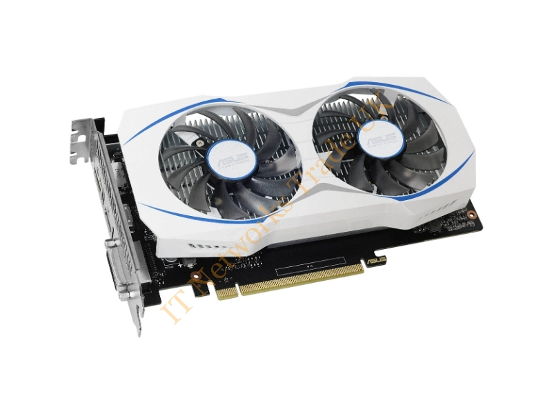 DUAL-GTX1050TI-4G ASUS nVidia GeForce GTX 1050 Ti 4GB GDDR5 128-Bit PCI Express 3.0 Video Graphics Card