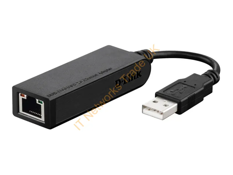 DUB-E100 D-Link 1x RJ-45 1x Type A 10/100Base-TX High Speed USB 2.0 Fast Ethernet Adapter