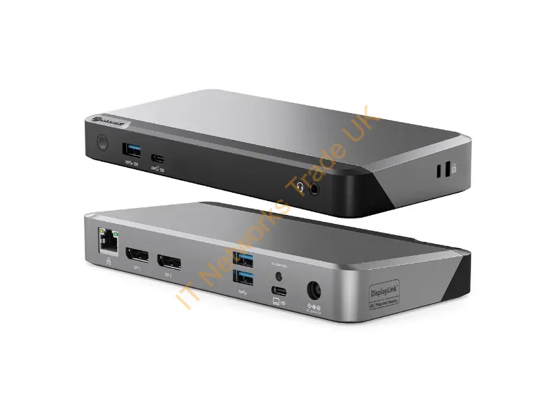 DUPRDX2-WW - Alogic Dx2 Wired Usb 3.2 Gen 1 (3.1 Gen 1) Type-C Black, Gray