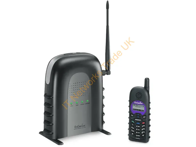 DURAFON-SIP - Engenius Sip System Dect Telephone Caller Id Black, Gray