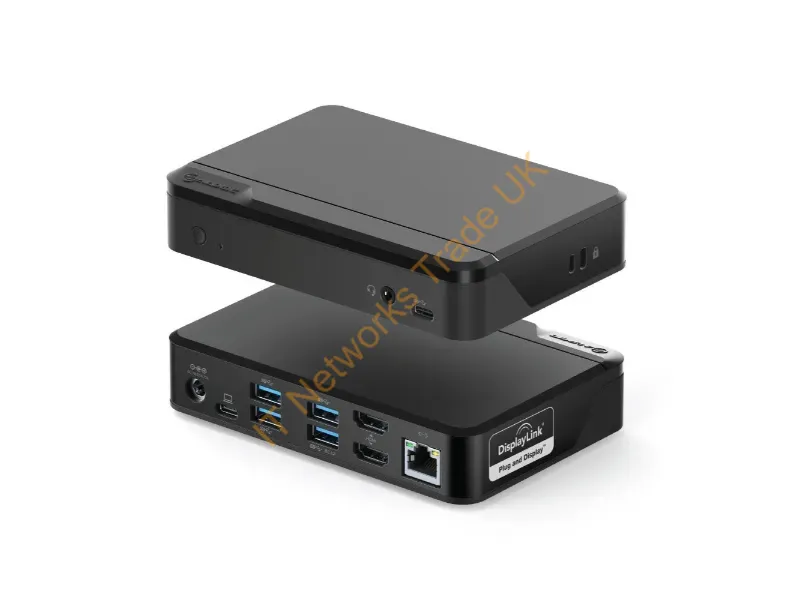 DUTHD - Alogic Duthd Laptop Dock/Port Replicator Usb 3.2 Gen 1 (3.1 Gen 1) Type-C Black