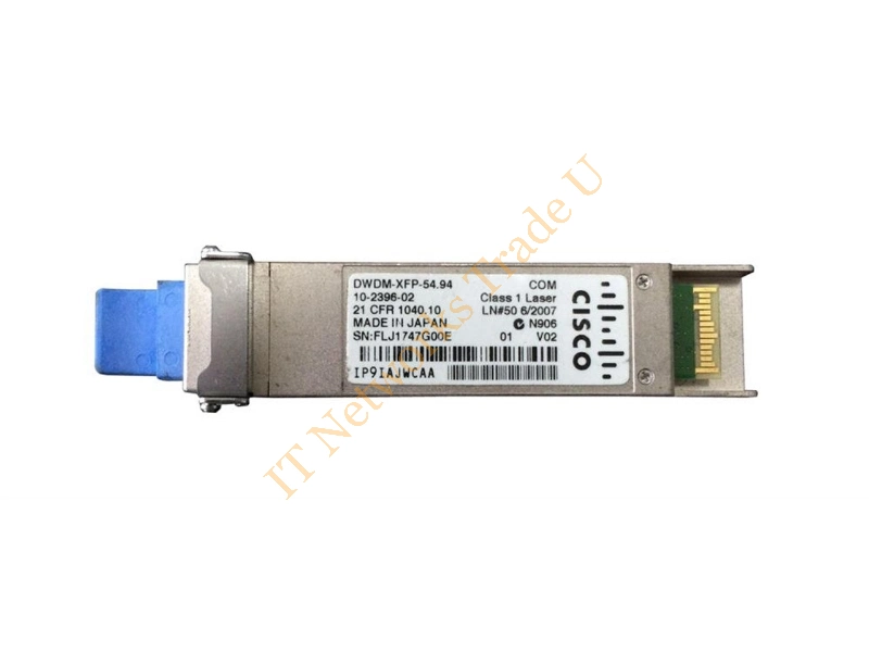 DWDM-XFP-1554.94 Cisco 10GBase DWDM OC-192/STM-64/10G SONET ER 40km 1554.94nm XFP Transceiver Module