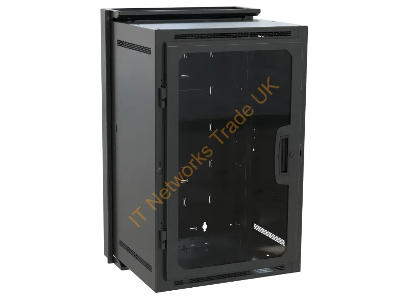 DWR-16-17PD - Middle Atlantic Products Dwr-16-17Pd Rack Cabinet 16U Wall Mounted Rack Black
