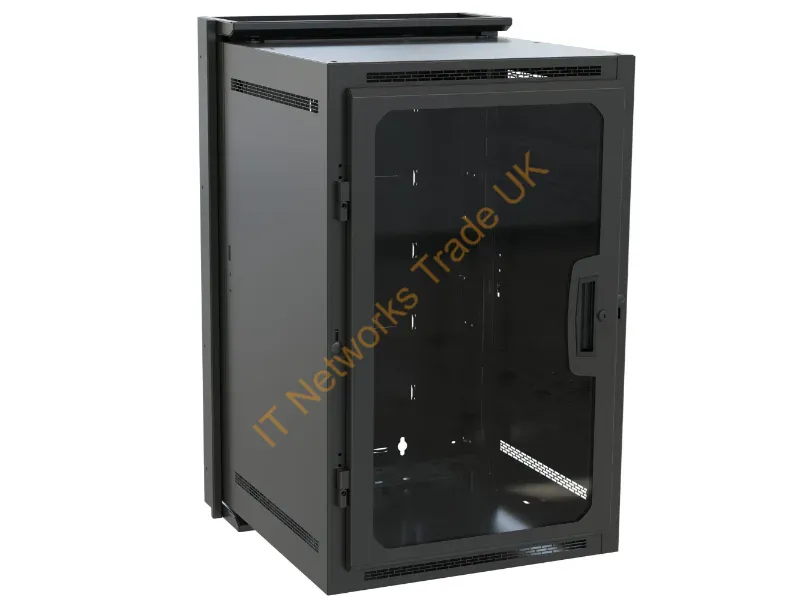 DWR-18-26PD - Middle Atlantic Products Dwr-18-26Pd Rack Cabinet 18U Wall Mounted Rack Black