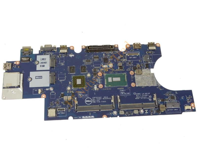 DWVYV Dell Latitude E5550 Laptop Motherboard with Intel i7-5600U 2.6GHz CPU