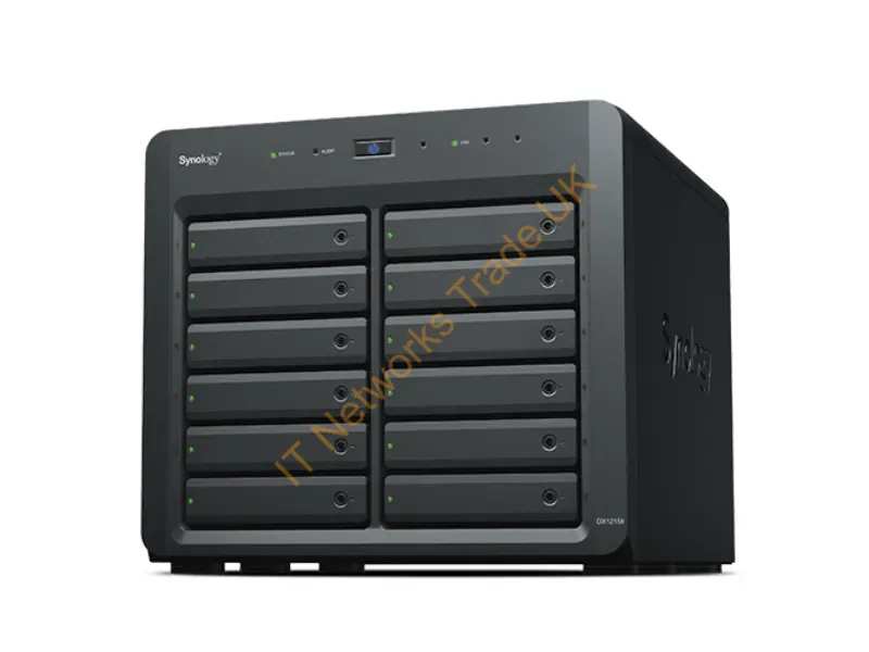 DX1215II - Synology Dx1215Ii Storage Drive Enclosure Hdd/Ssd Enclosure Black 2.5/3.5"