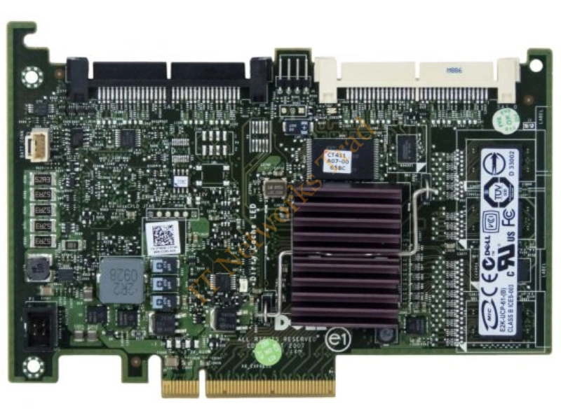 DX481 Dell PERC 6/i 256MB SAS / SATA 3Gb/s PCI-Express 1.0x8 RAID Controller for PowerEdge 1900 /1950 /2900 /2950 /R610 /R710 /T610