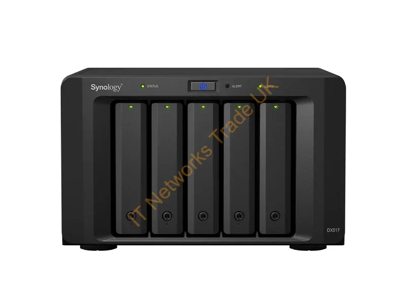 DX517 - Synology DX517 Desktop Black disk array Storage Array Network (SAN)