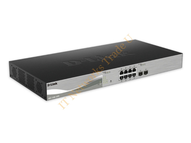 DXS-1100-10TS/KIT2 - D-Link DXS-1100-10TS Managed L2/L3 10G Ethernet (100/1000/10000) 1U Black Network Switch