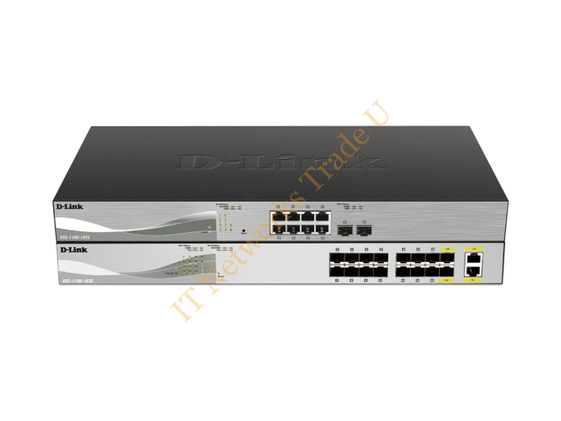 DXS-1100-16SC - D-Link DXS-1100-16SC Managed network switch 10G Ethernet (100/1000/10000) Black network switch