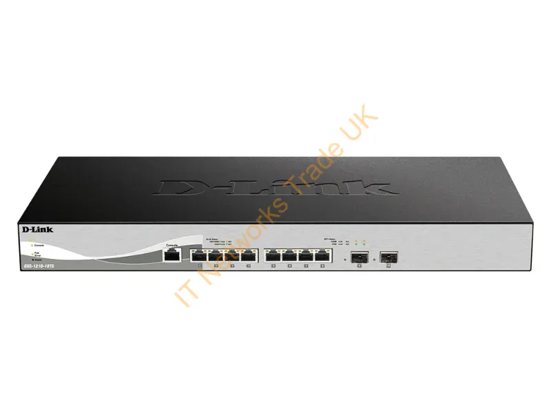 DXS-1210-10TS - D-Link DXS-1210-10TS Managed network switch L2/L3 10G Ethernet (100/1000/10000) 1U Black, Silver network switch