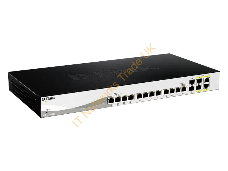DXS-1210-16TC - D-Link DXS-1210-16TC Managed network switch L2 10G Ethernet (100/1000/10000) Black network switch