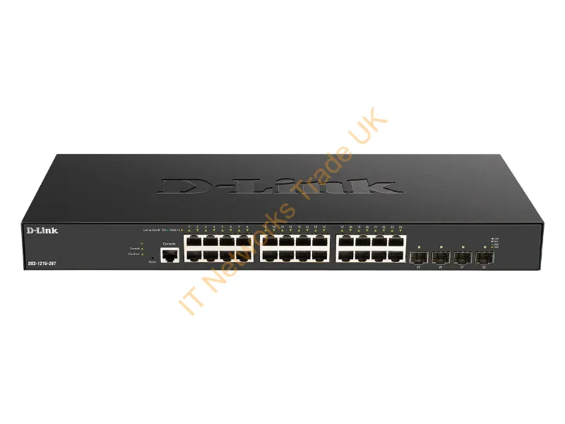 DXS-1210-28T - D-Link Dxs-1210-28T Network Switch Managed L2/L3 10G Ethernet (100/1000/10000) 1U Black