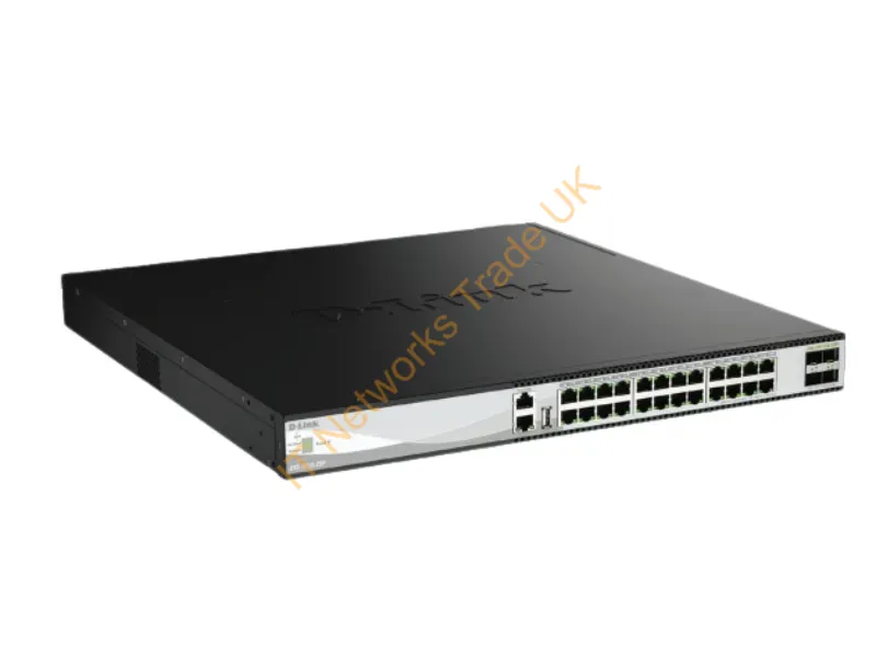 DXS-3130-28P - D-Link Dxs-3130-28P Network Switch Managed L3 10G Ethernet (100/1000/10000) Power Over Ethernet (Poe) Black