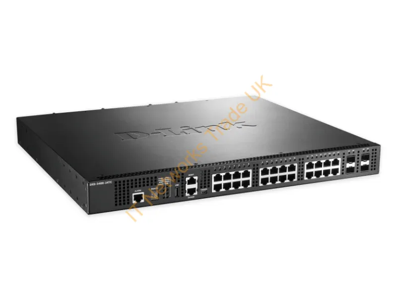 DXS-3400-24TC - D-Link DXS-3400-24TC Managed network switch L3 Gigabit Ethernet (10/100/1000) Black network switch