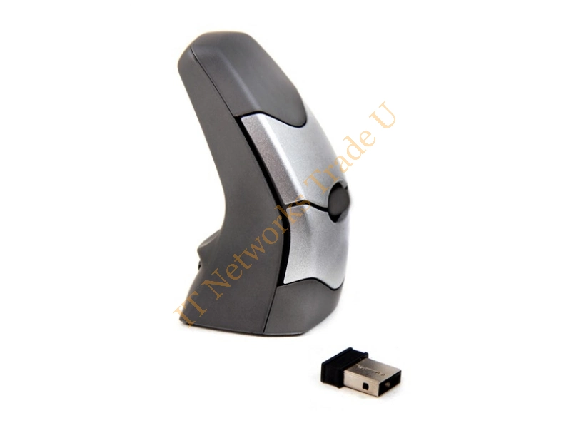 DXT02W - Hypertec DXT02W RF Wireless Laser 2000DPI Ambidextrous Grey, Silver mice