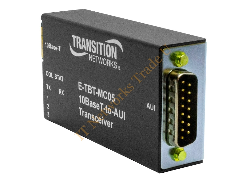 E-TBT-MC05 Transition 10Base-T to AUI RJ45 Connector Transceiver Module